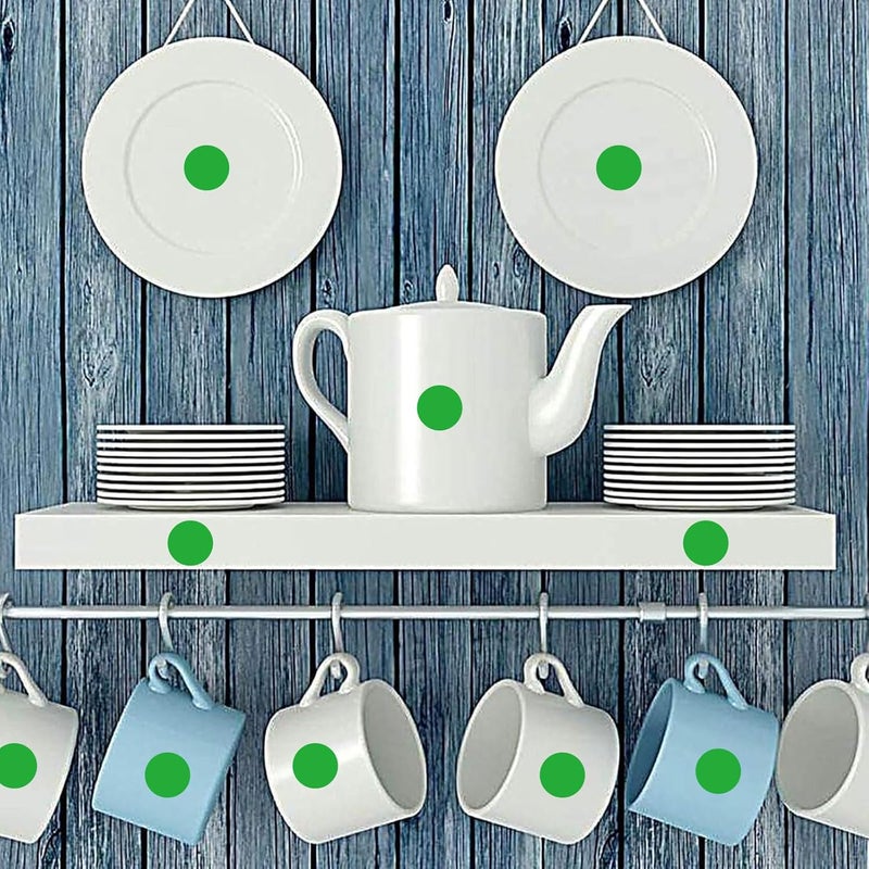 Aurtho 2000 Pcs 3/4" Garage Sale Price Stickers Sheets, Green Yard Sale Price Stickers, Round Color Coding Labels, Circle Dot Sticker for Home Decorative, Office, Classroom, Papers Etc - Image 5